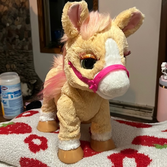FurReal Cinnamon, My Stylin’ Pony Toy, 14-Inch Electronic Pets, 80+ Sounds - Picture 1 of 5